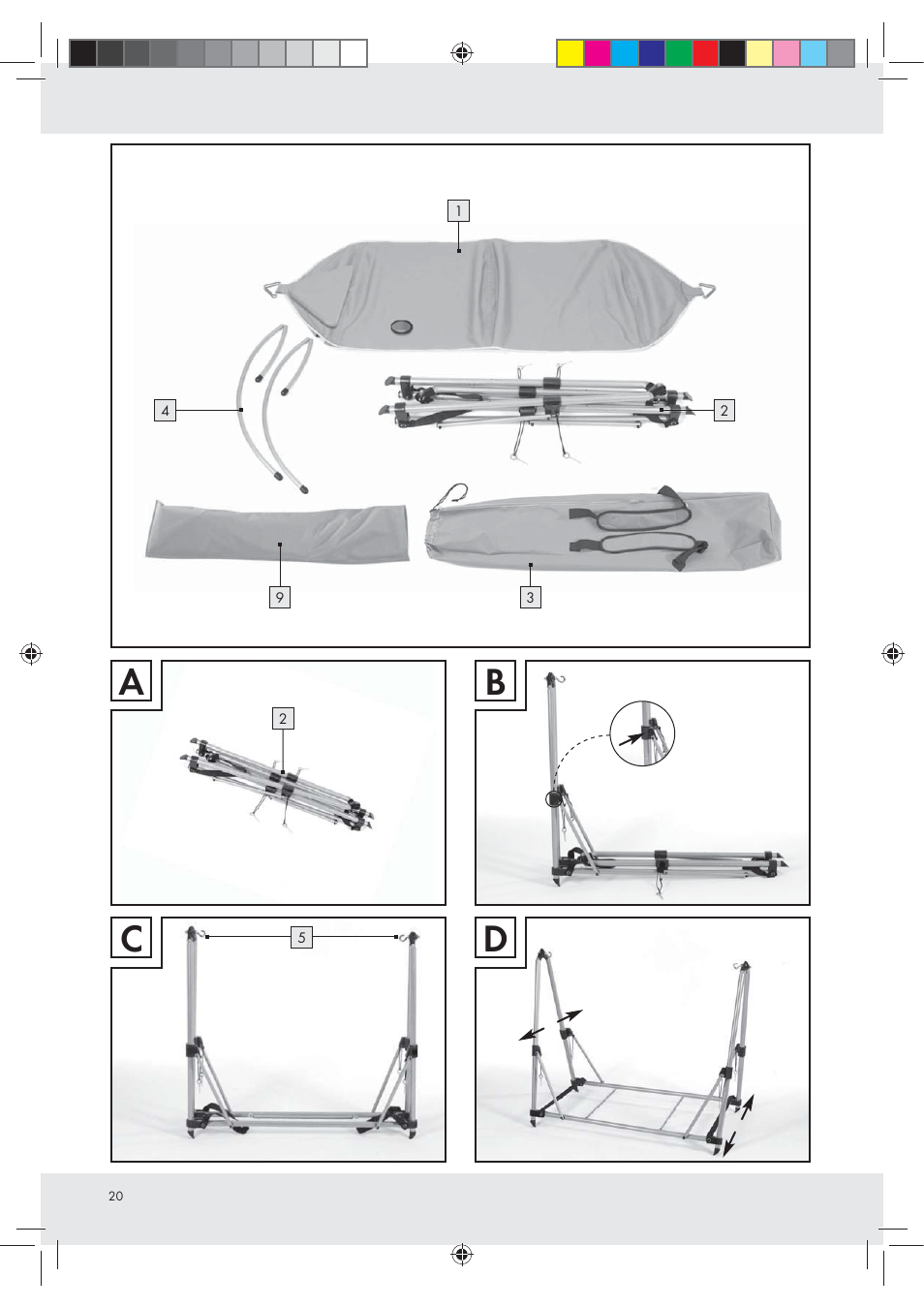 Rocktrail Foldable Hammock User Manual | Page 20 / 22