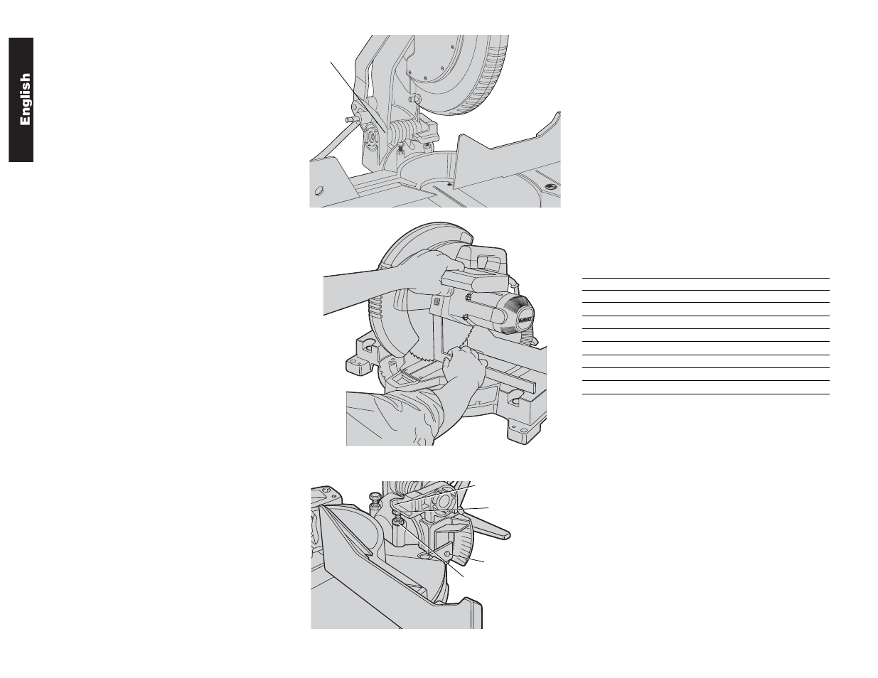 English | DeWalt Compound Miter Saw User Manual | Page 12 / 53