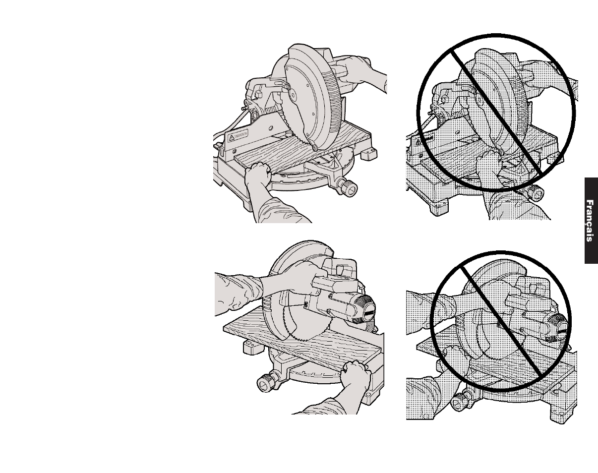 Français | DeWalt Compound Miter Saw User Manual | Page 30 / 53