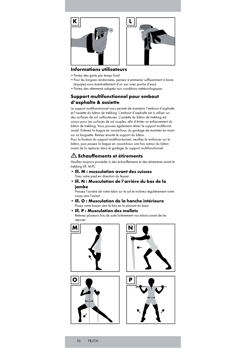 Rocktrail Carbon Hiking Poles User Manual | Page 10 / 24