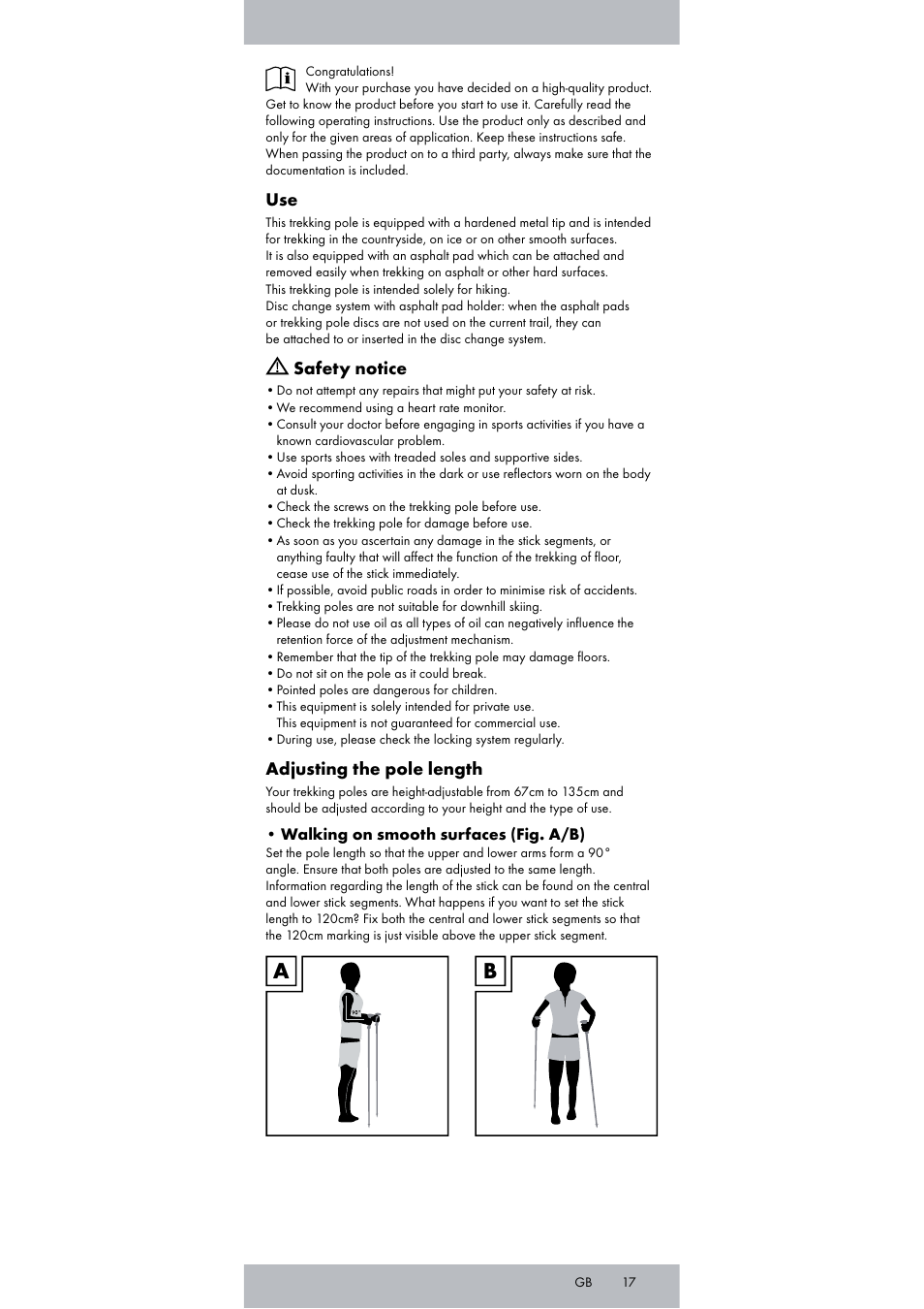 Rocktrail Carbon Hiking Poles User Manual | Page 17 / 24