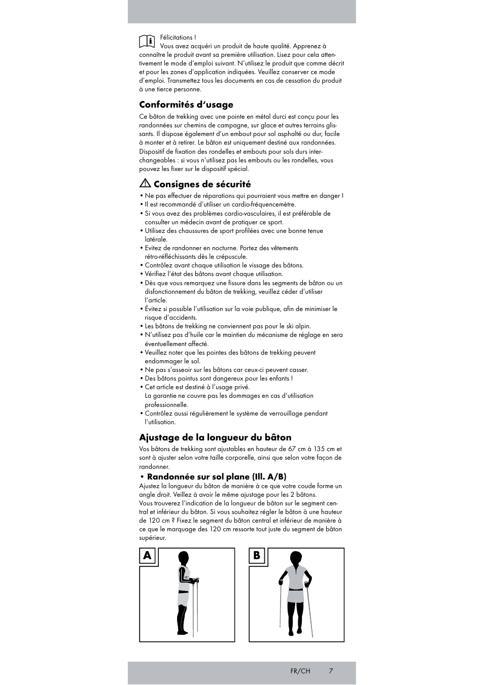 Rocktrail Carbon Hiking Poles User Manual | Page 7 / 24