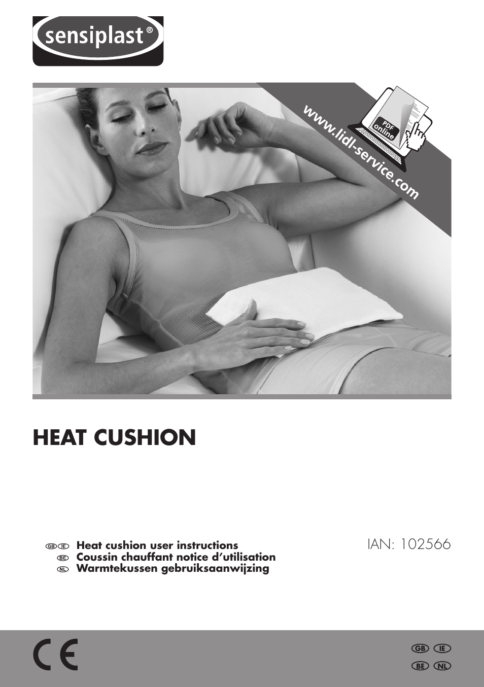 Sensiplast HEAT CUSHION User Manual | 12 pages