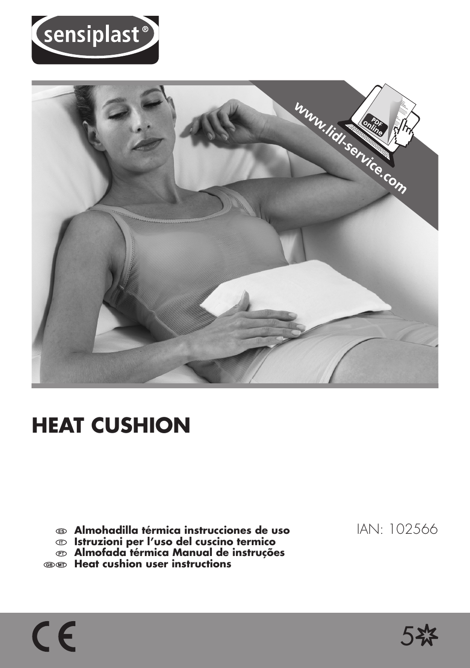 Sensiplast HEAT CUSHION User Manual | 12 pages