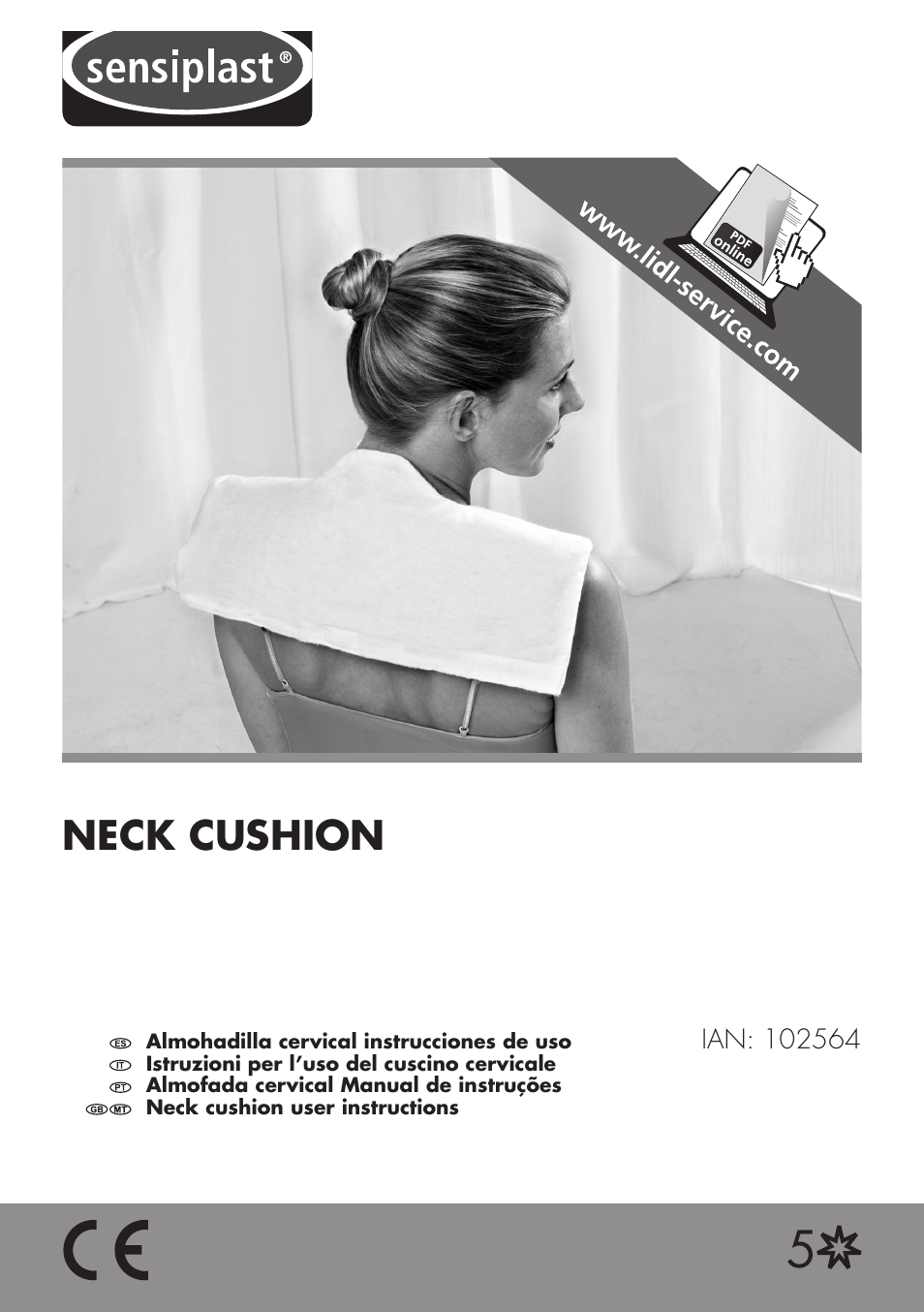 Sensiplast NECK CUSHION User Manual | 12 pages