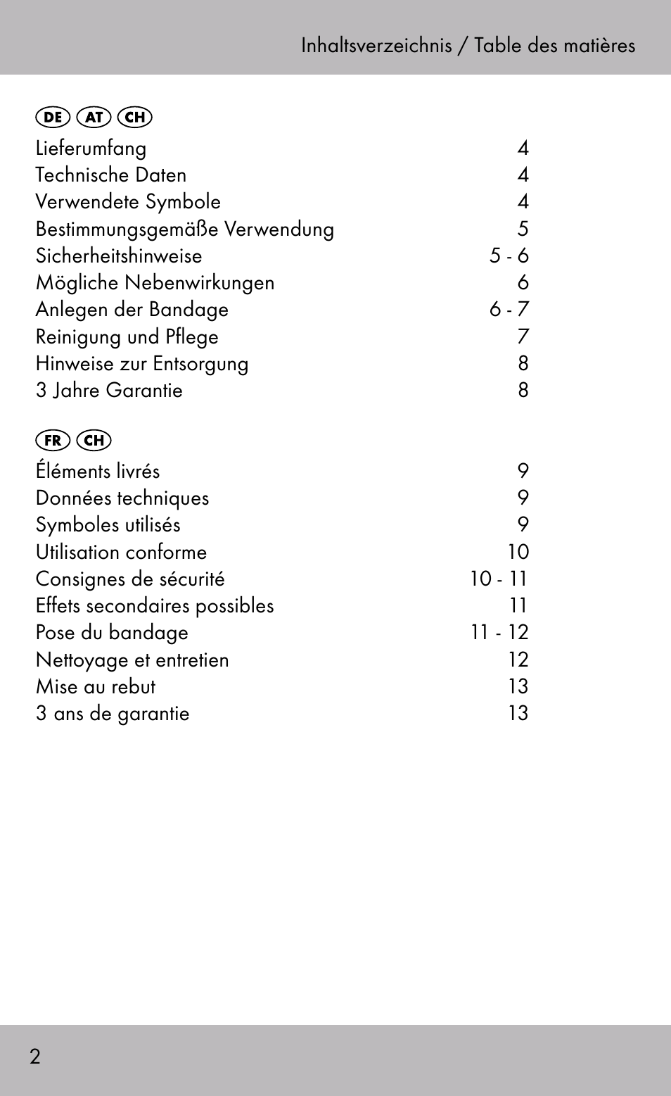 Sensiplast Back Brace / Lumbo-Active User Manual | Page 2 / 24