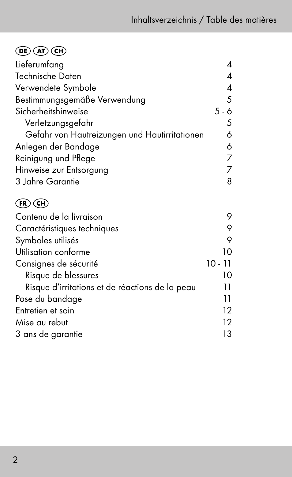 Sensiplast Ankle Brace Malleo Active User Manual | Page 2 / 24