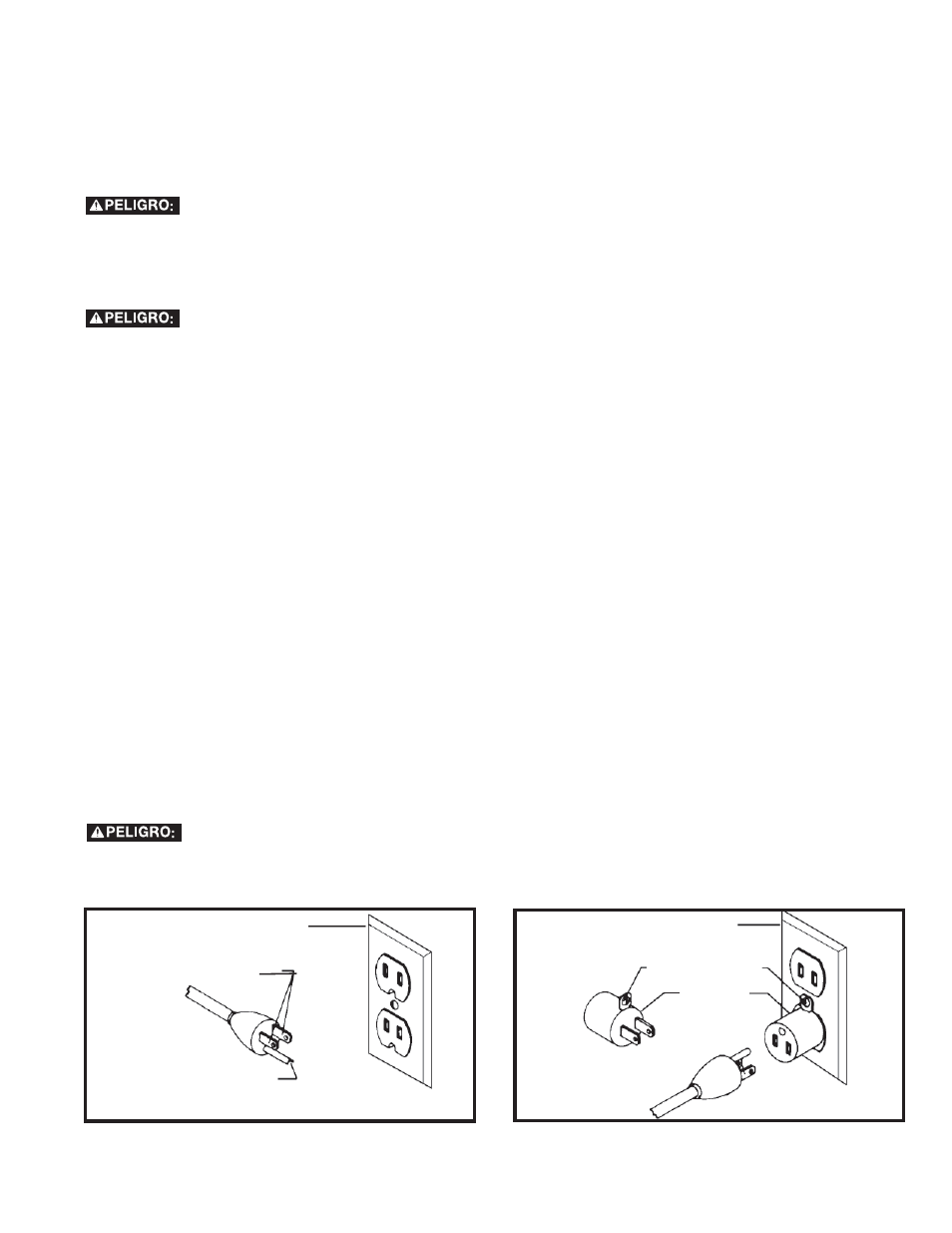 Conexiones a la fuente de alimentación, Especificaciones del motor, Instrucciones de conexión a tierra | Delta 31-735 User Manual | Page 55 / 76