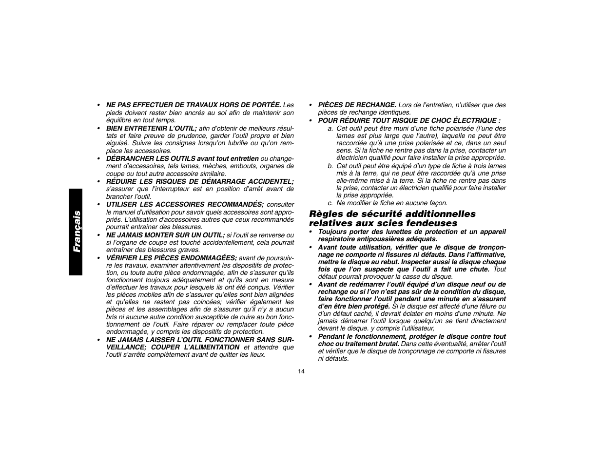DeWalt D28700 User Manual | Page 16 / 44