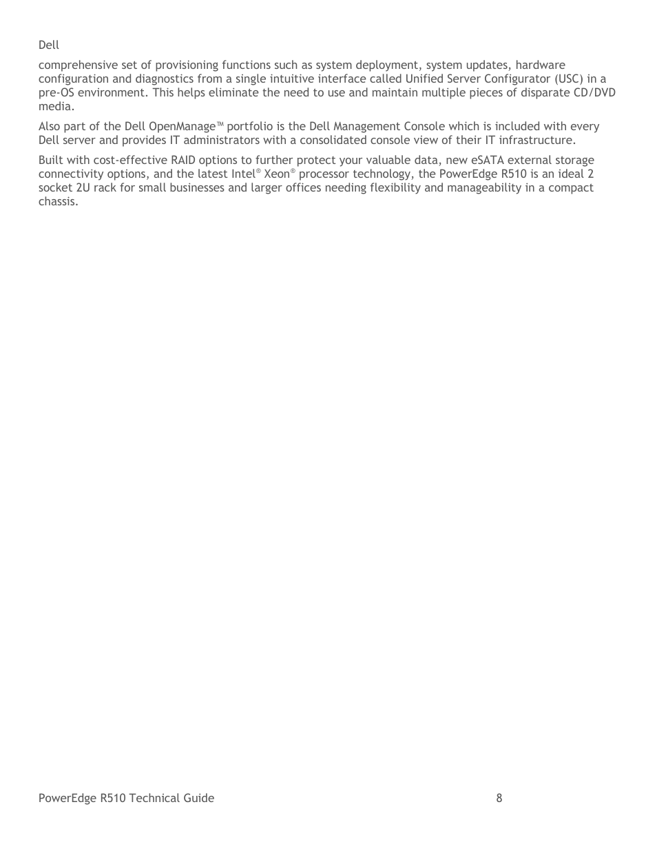 Dell R510 User Manual | Page 8 / 82
