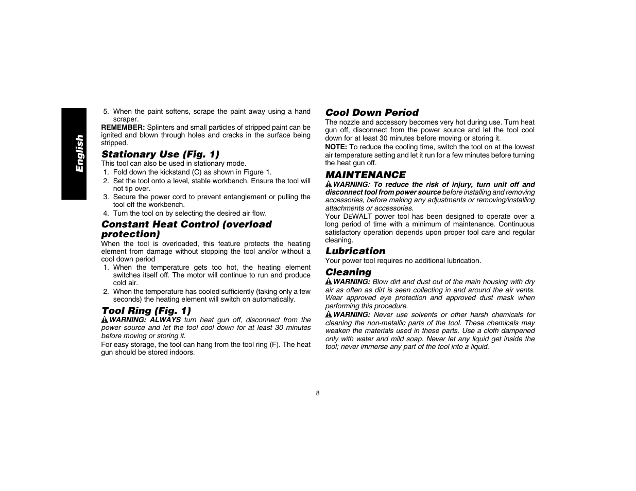 DeWalt D26411 User Manual | Page 10 / 32