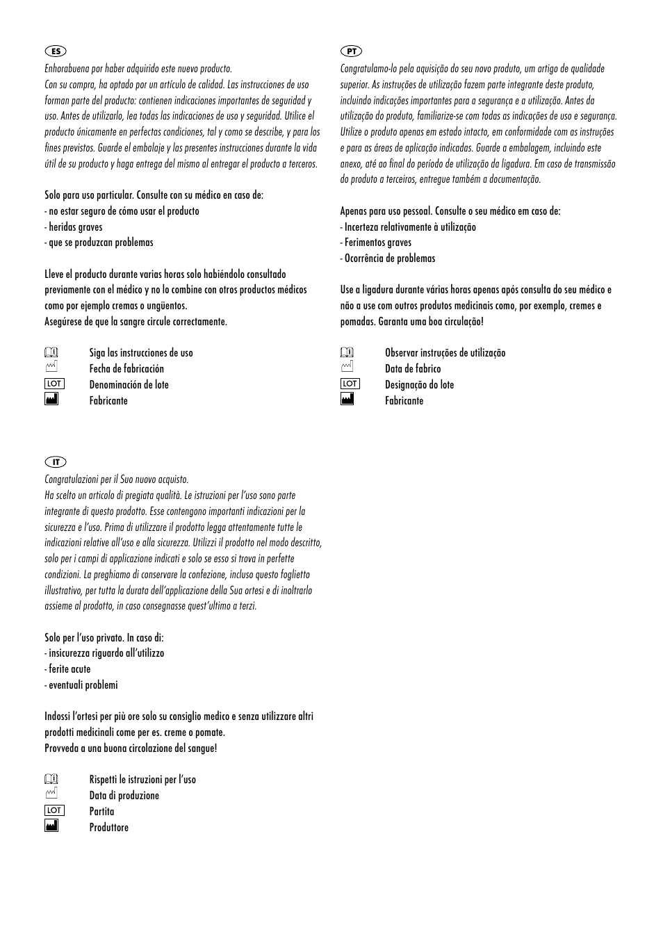 Sensiplast Pro Comfort Ankle Brace User Manual | Page 6 / 24