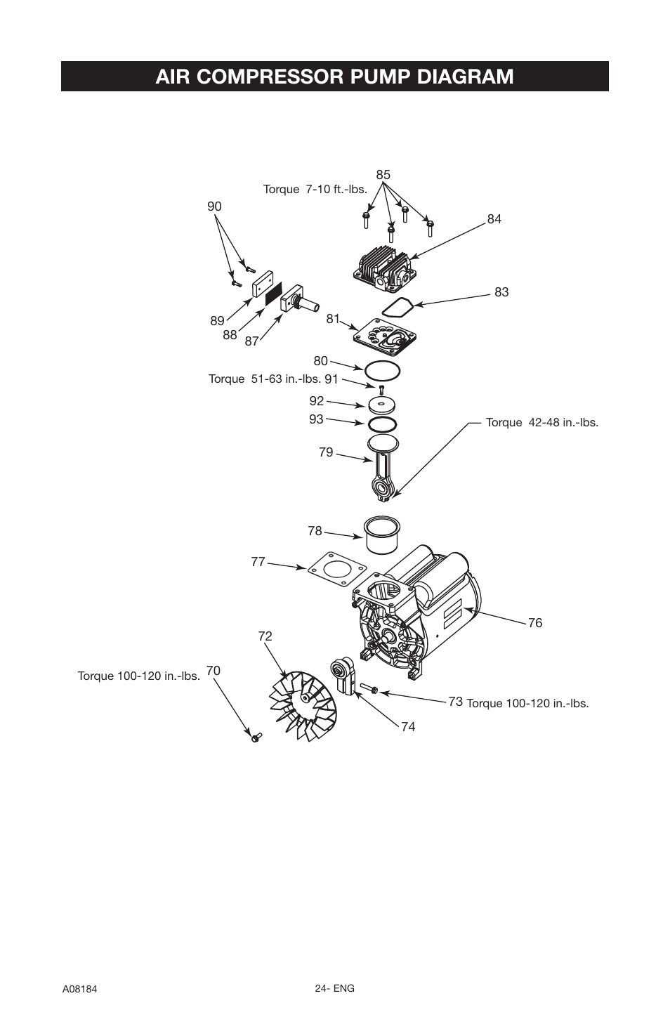 Air compressor pump diagram | Delta 66-651-1 User Manual | Page 24 / 26