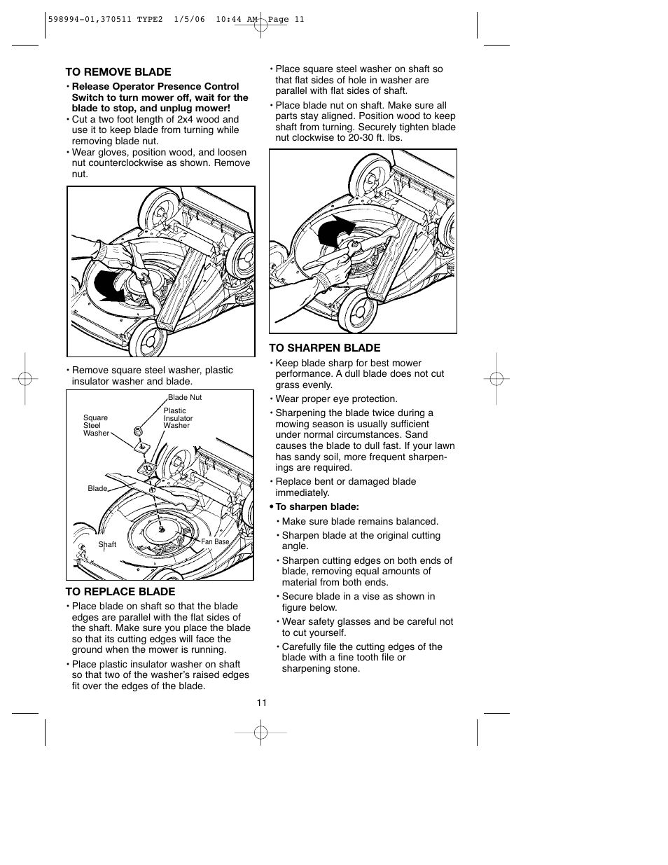 Craftsman 900.370511 User Manual | Page 11 / 32