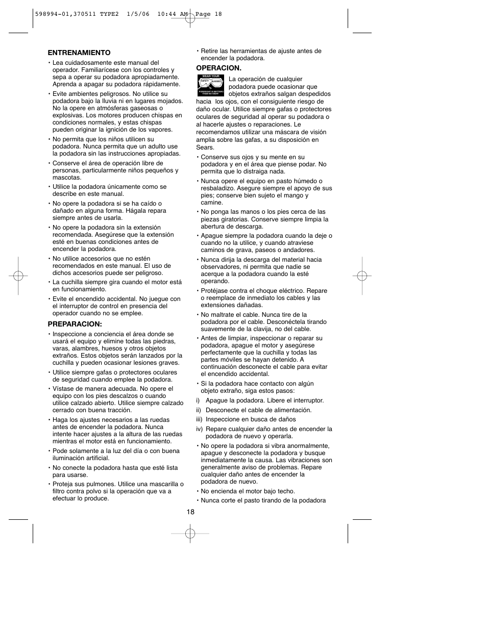 Craftsman 900.370511 User Manual | Page 18 / 32