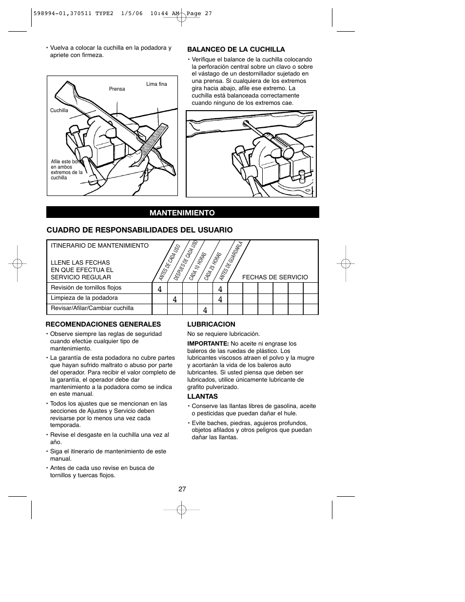 Craftsman 900.370511 User Manual | Page 27 / 32