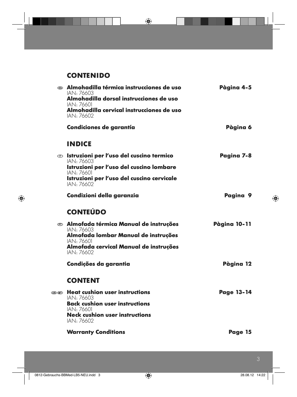 Sensiplast Moor Mud Pillow User Manual | Page 3 / 16