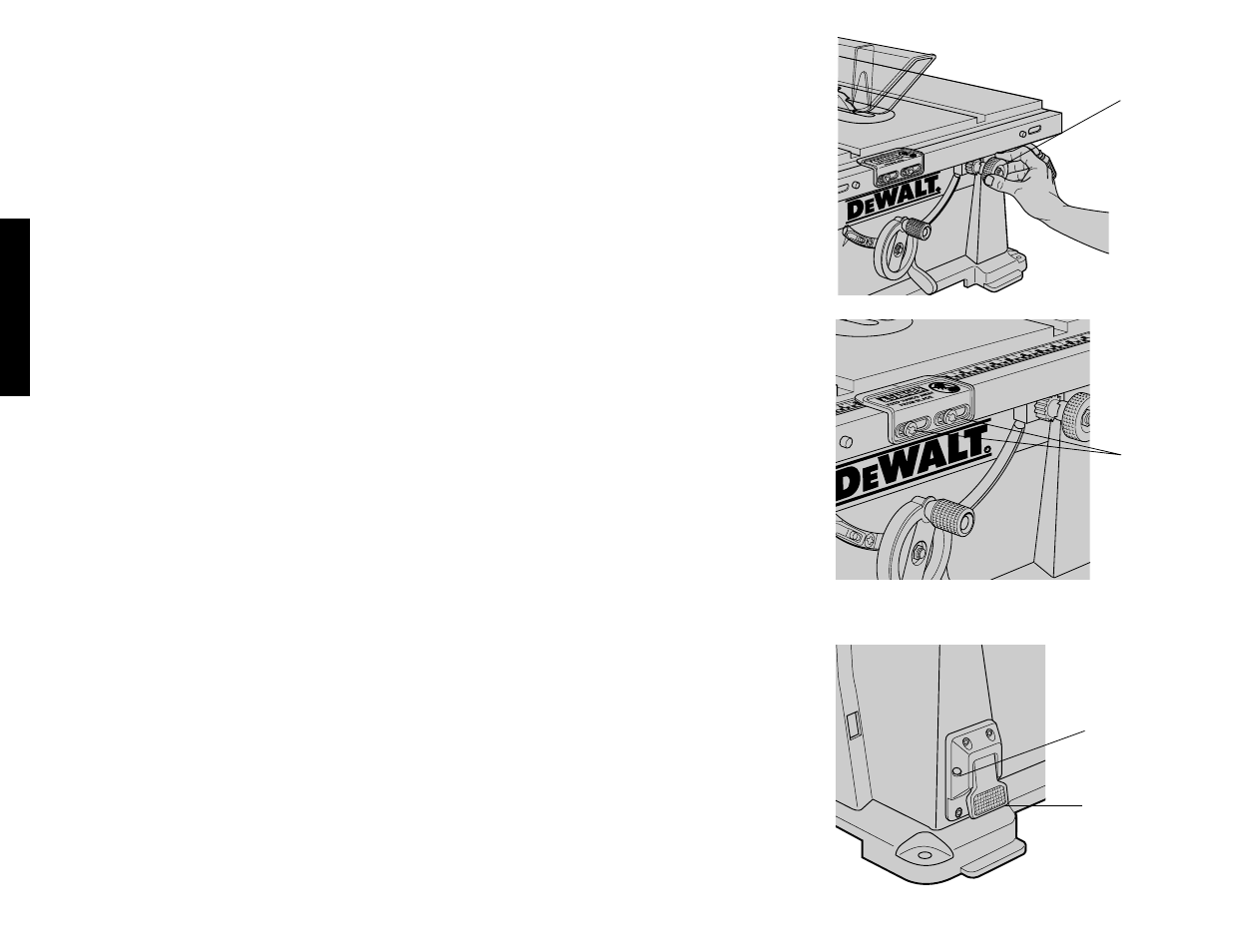 Déballage, Montage, Français | DeWalt DW744 User Manual | Page 20 / 37