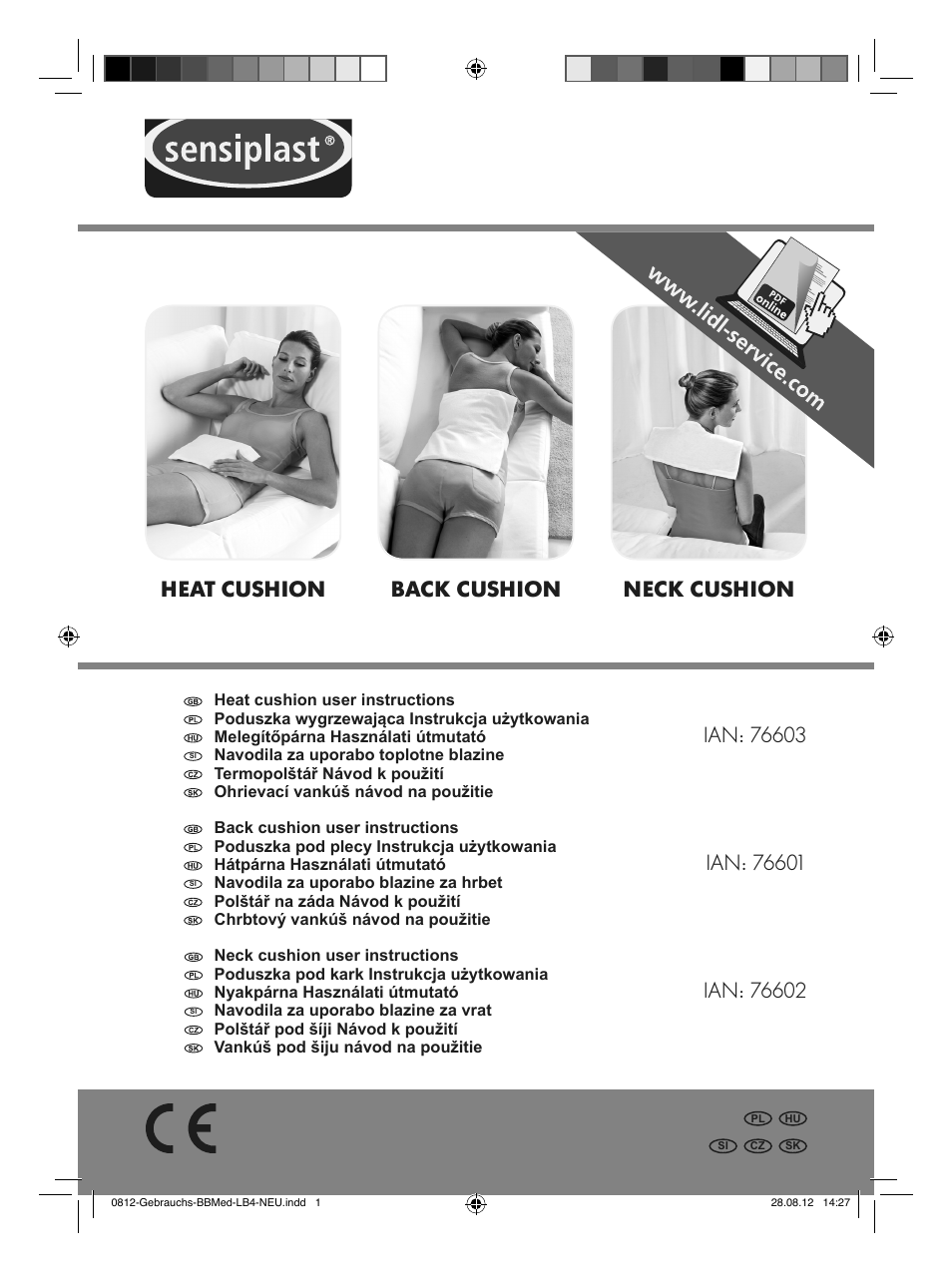 Sensiplast Moor Mud Pillow User Manual | 24 pages