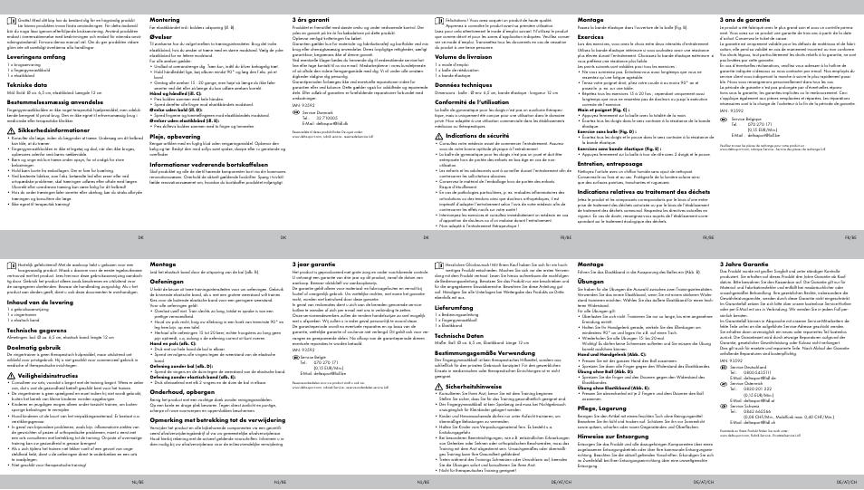 Sensiplast FINGER EXERCISE BALL User Manual | Page 2 / 2