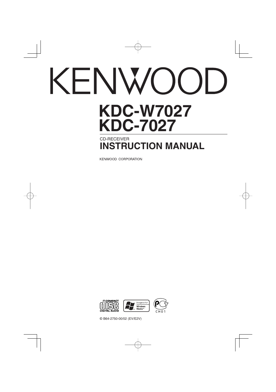 Disc Makers KDC-W7027 User Manual | 48 pages