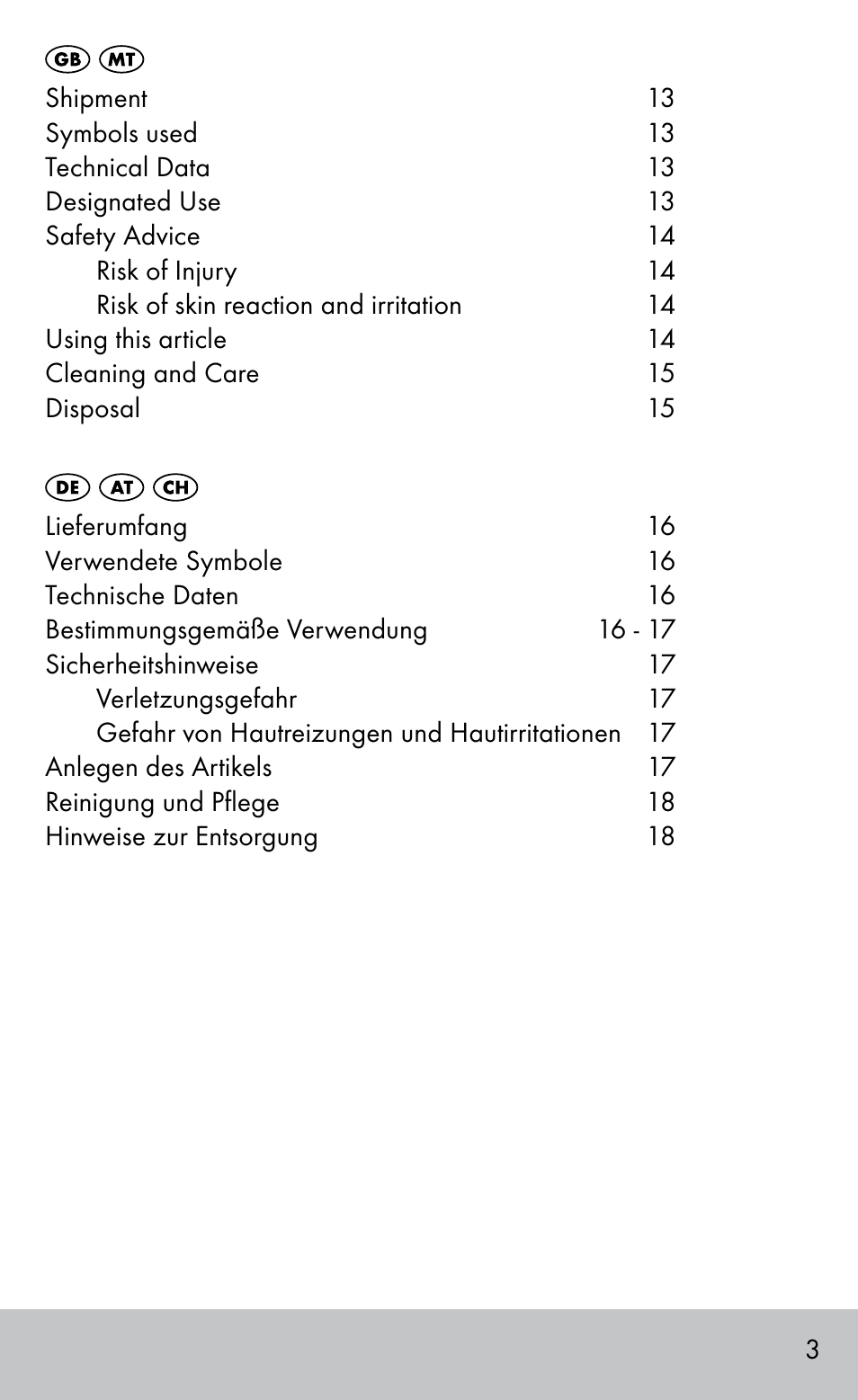 Sensiplast HEEL SLEEVE User Manual | Page 3 / 20