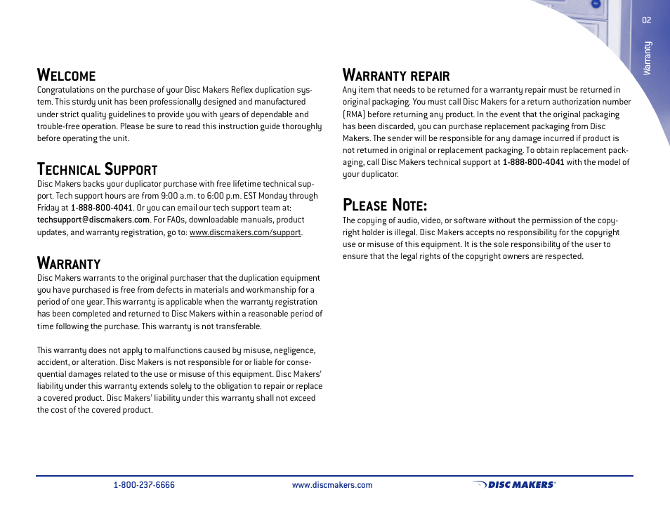 Disc Makers 1.1 User Manual | Page 3 / 15