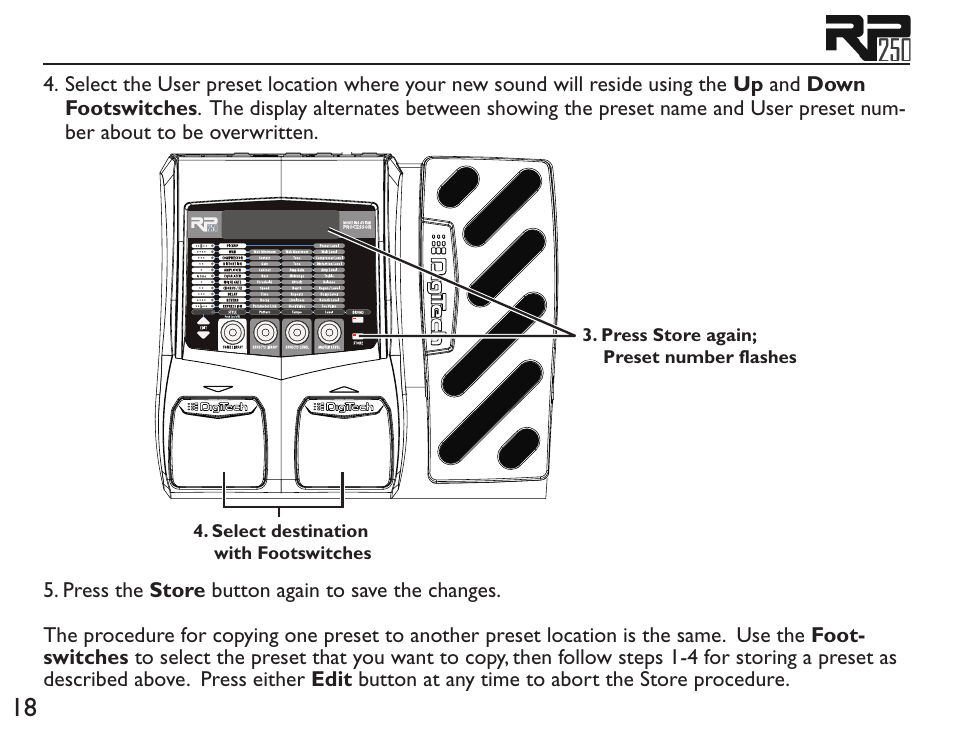 DigiTech RP250 User Manual | Page 24 / 56