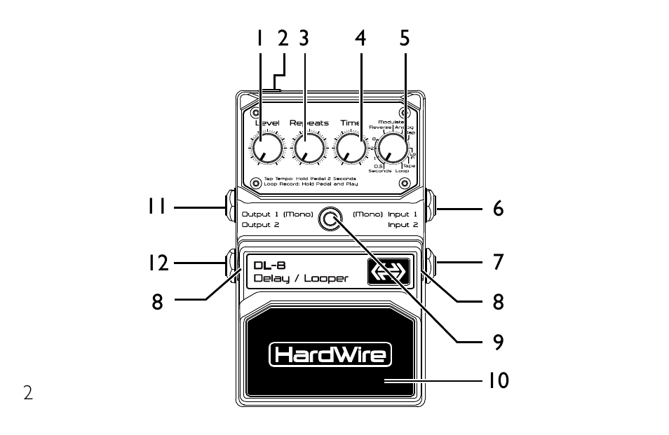 DigiTech DL-8 User Manual | Page 6 / 28