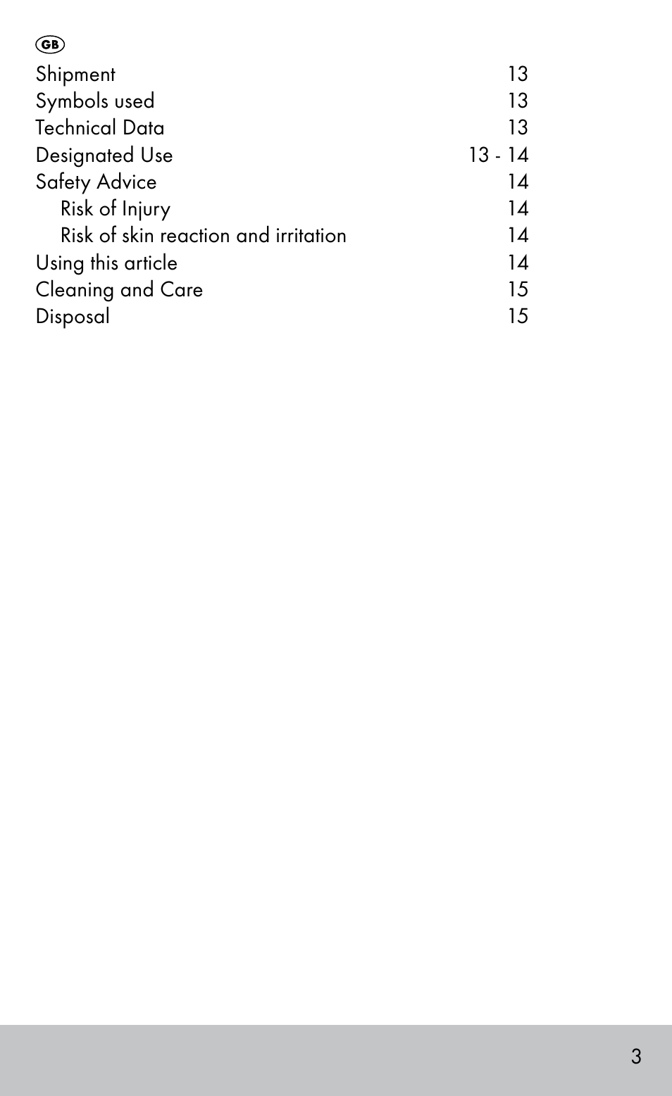 Sensiplast GEL FOOT CUSHIONS User Manual | Page 3 / 16