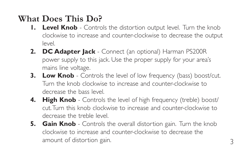 What does this do | DigiTech SC-2 User Manual | Page 7 / 20