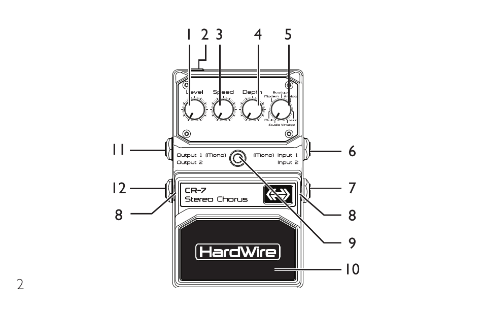 DigiTech CR-7 User Manual | Page 6 / 20
