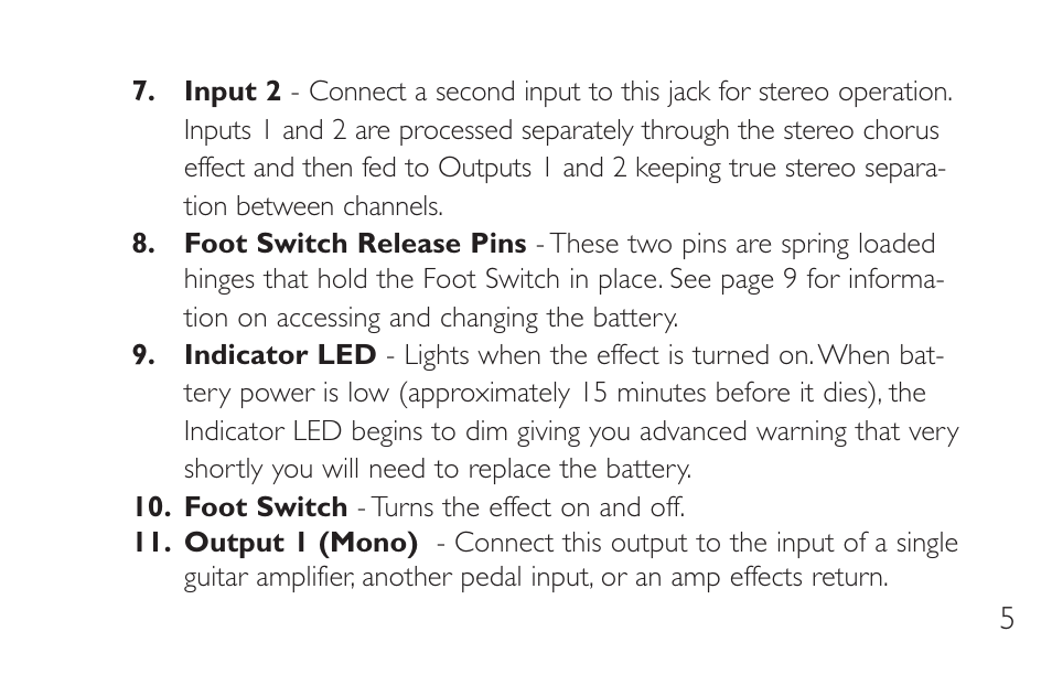 DigiTech CR-7 User Manual | Page 9 / 20