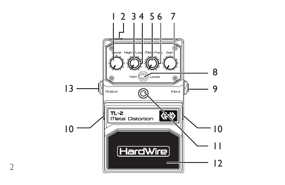 DigiTech TL-2 User Manual | Page 6 / 20