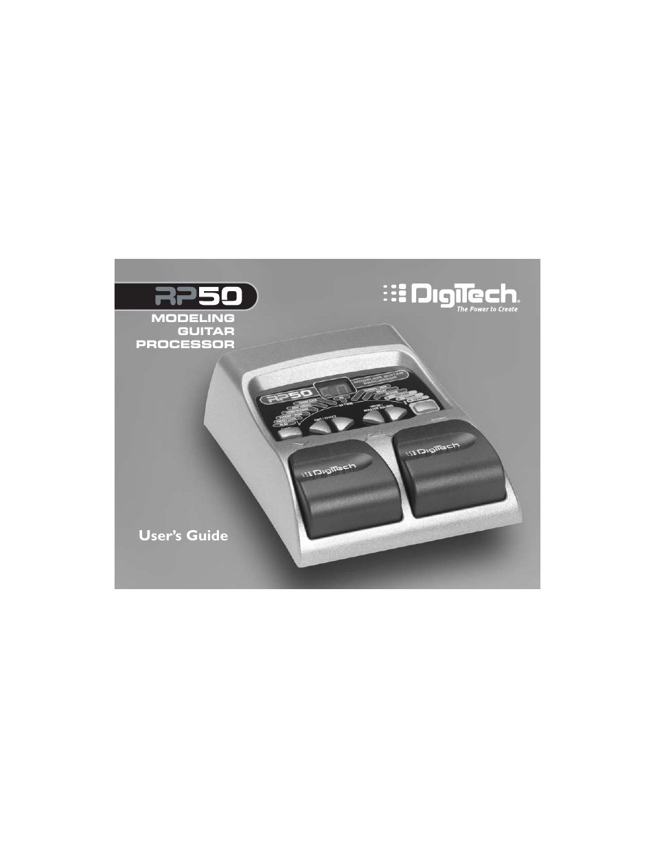 DigiTech RP50 User Manual | 28 pages