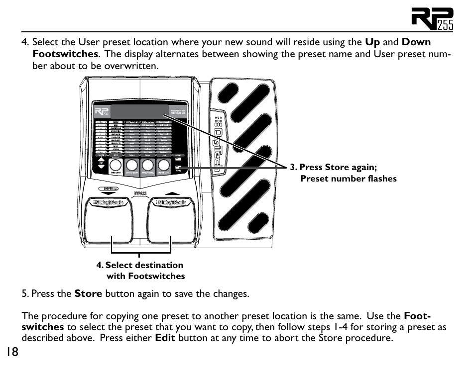 DigiTech RP255 User Manual | Page 24 / 56