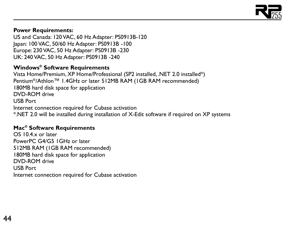 DigiTech RP255 User Manual | Page 50 / 56