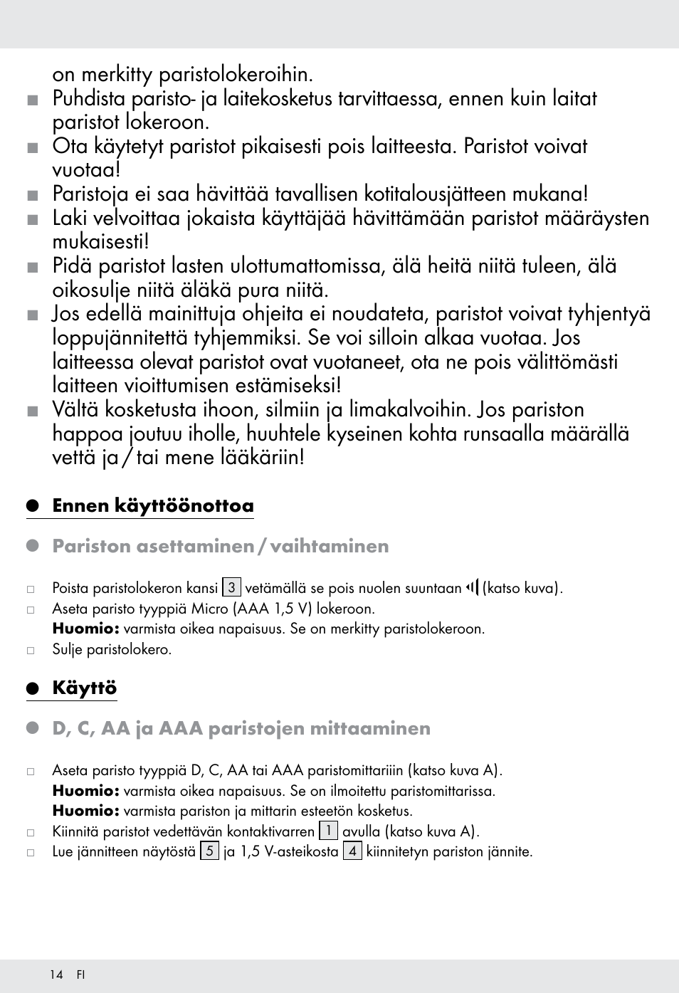 Tronic H12276 User Manual | Page 14 / 47