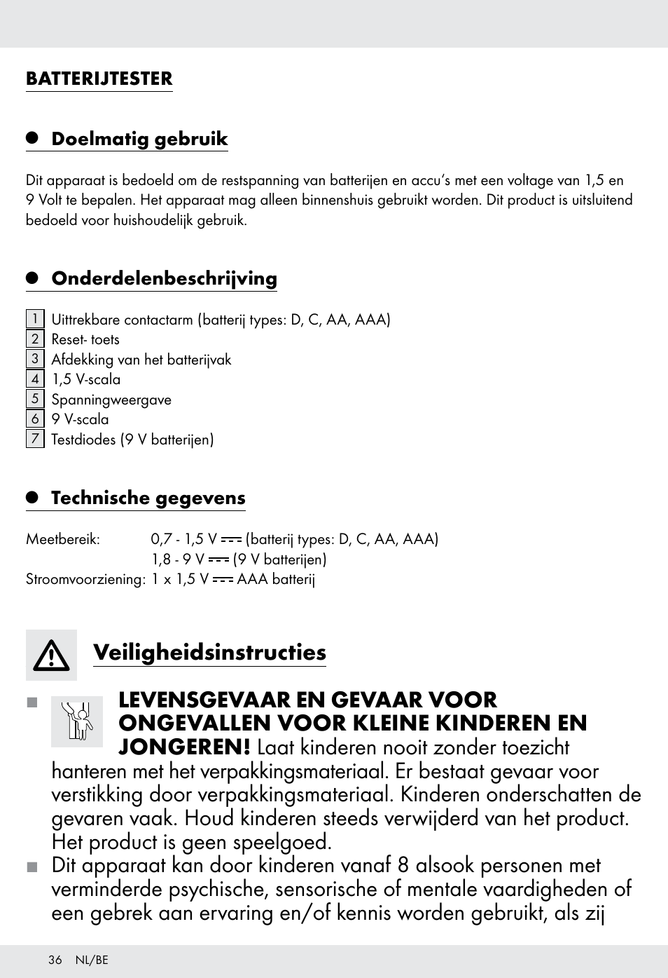 Tronic H12276 User Manual | Page 36 / 47