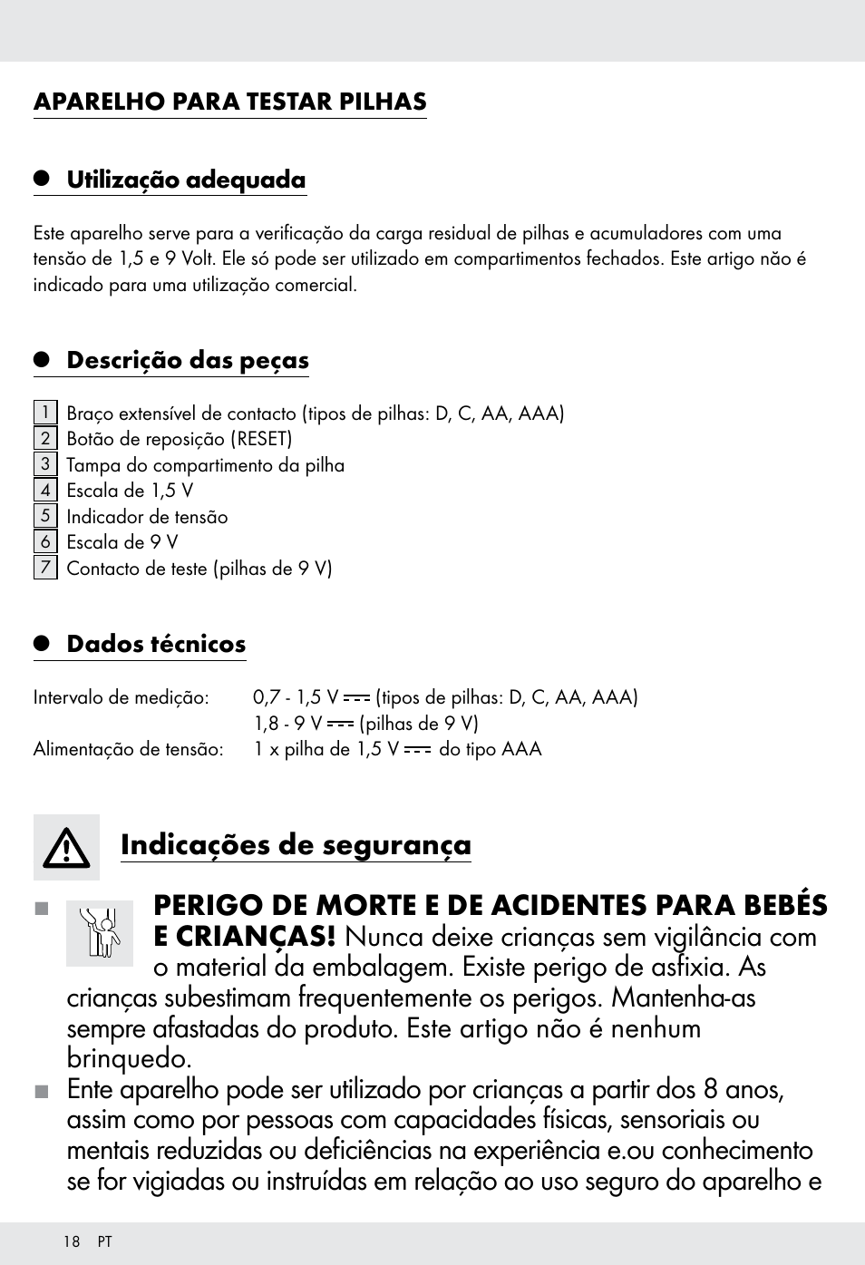 Tronic H12276 User Manual | Page 18 / 35