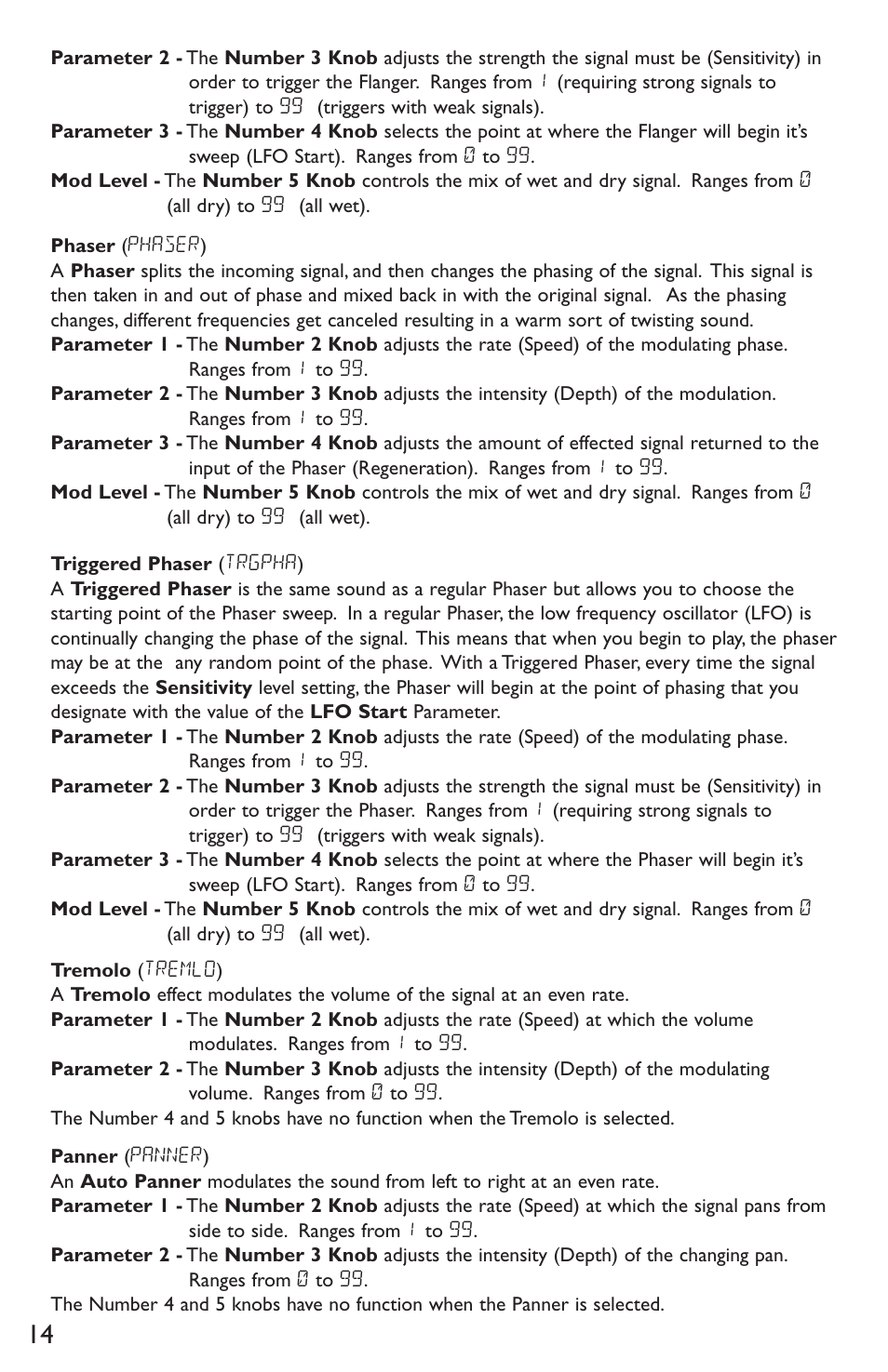 DigiTech RP300A User Manual | Page 18 / 28