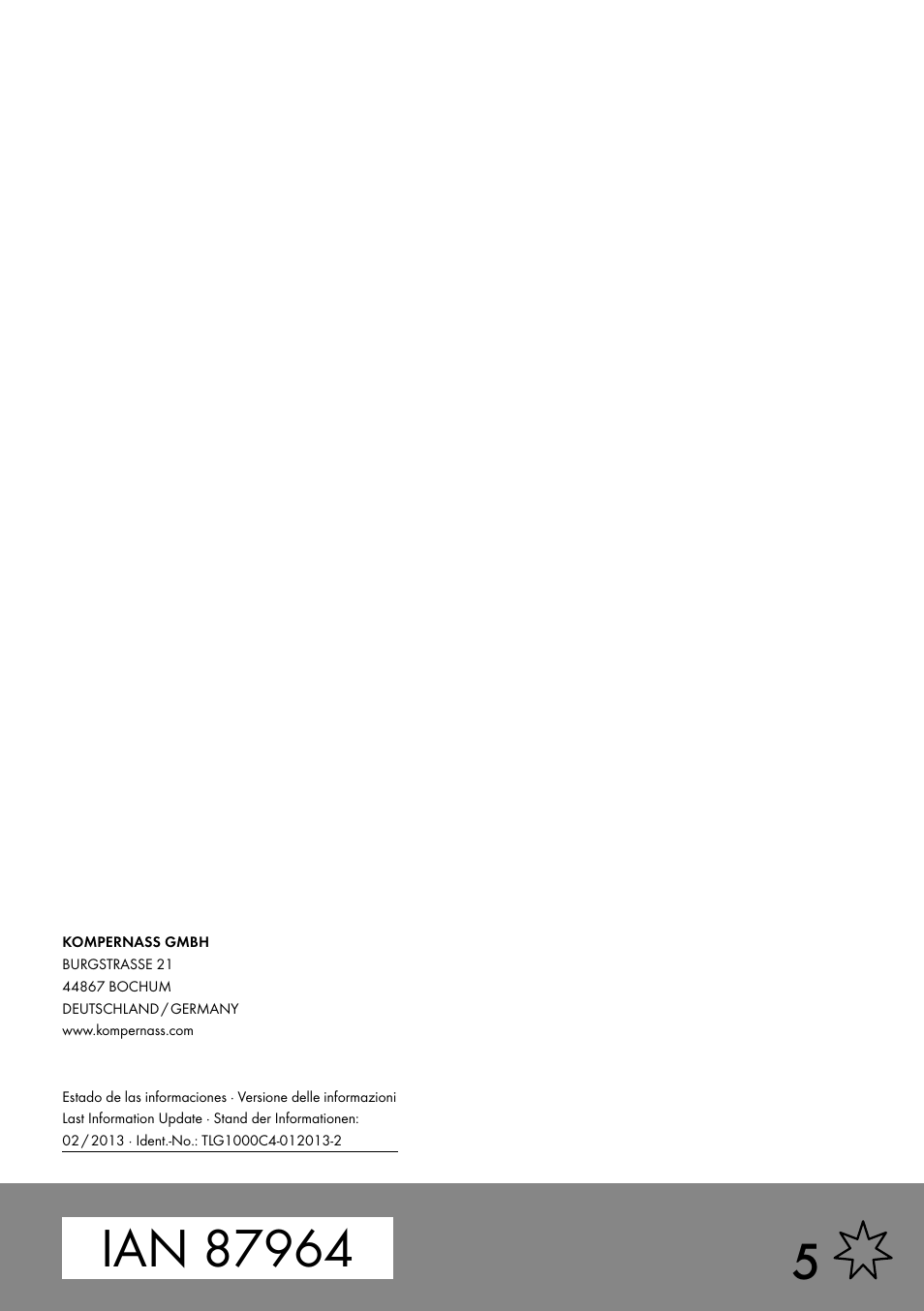 Tronic TLG 1000 C4 User Manual | Page 52 / 52