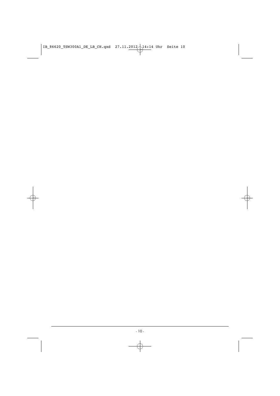 Tronic TSW 300 A1 User Manual | Page 13 / 43