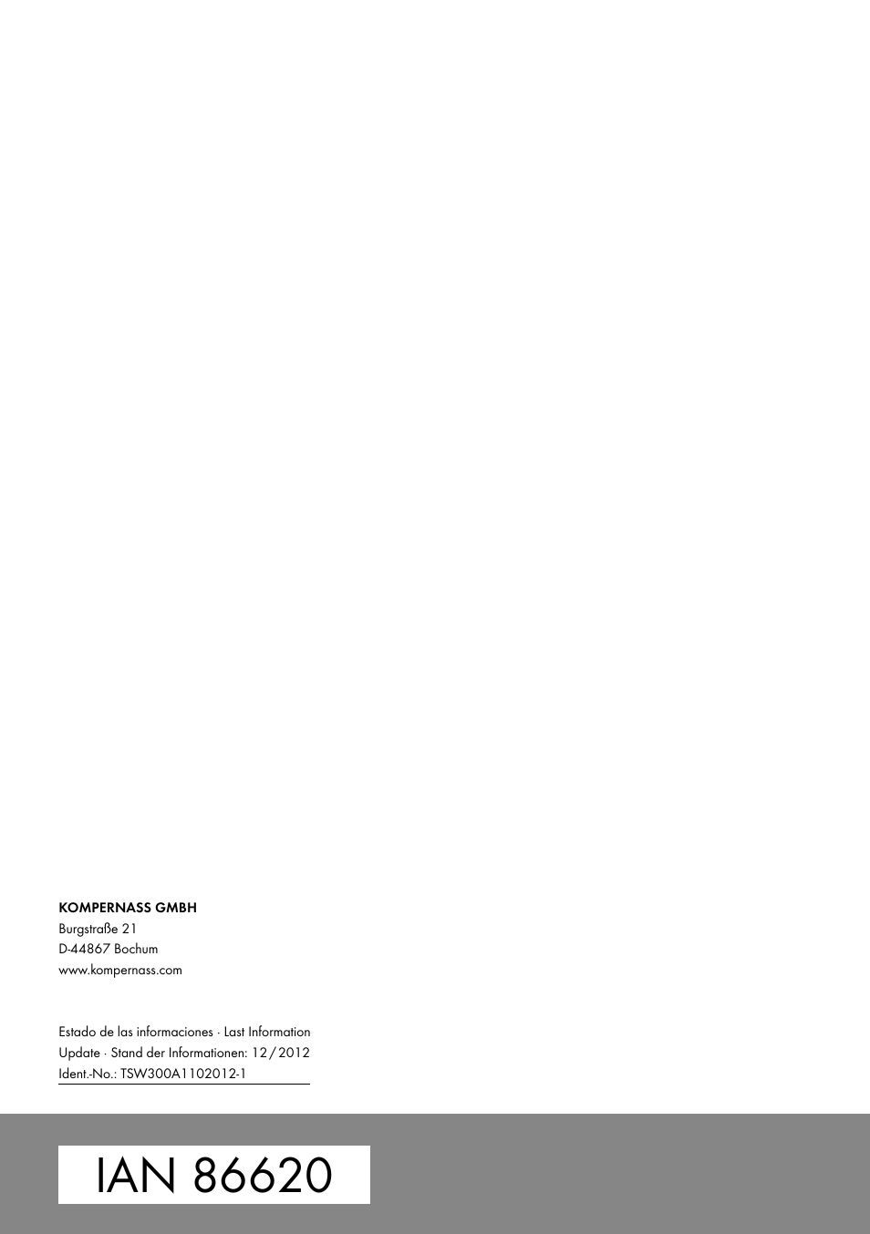 Tronic TSW 300 A1 User Manual | Page 33 / 33