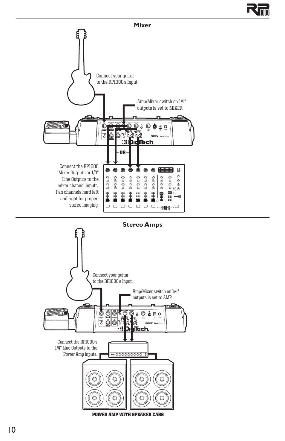 DigiTech RP1000 User Manual | Page 14 / 56