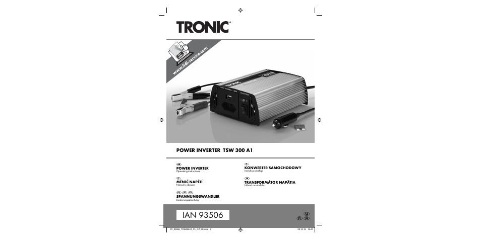 Tronic TSW 300 A1 User Manual | 53 pages