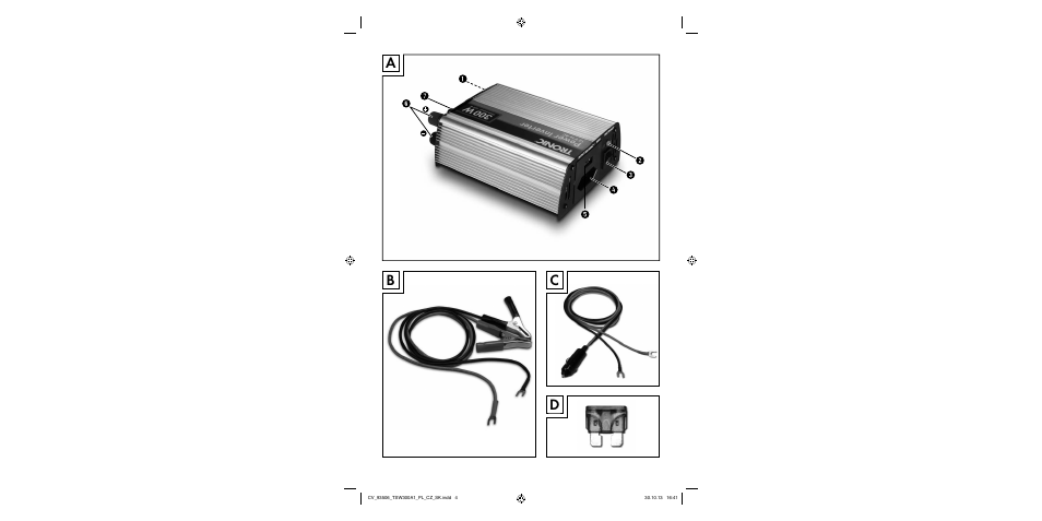 Ab c d | Tronic TSW 300 A1 User Manual | Page 3 / 53