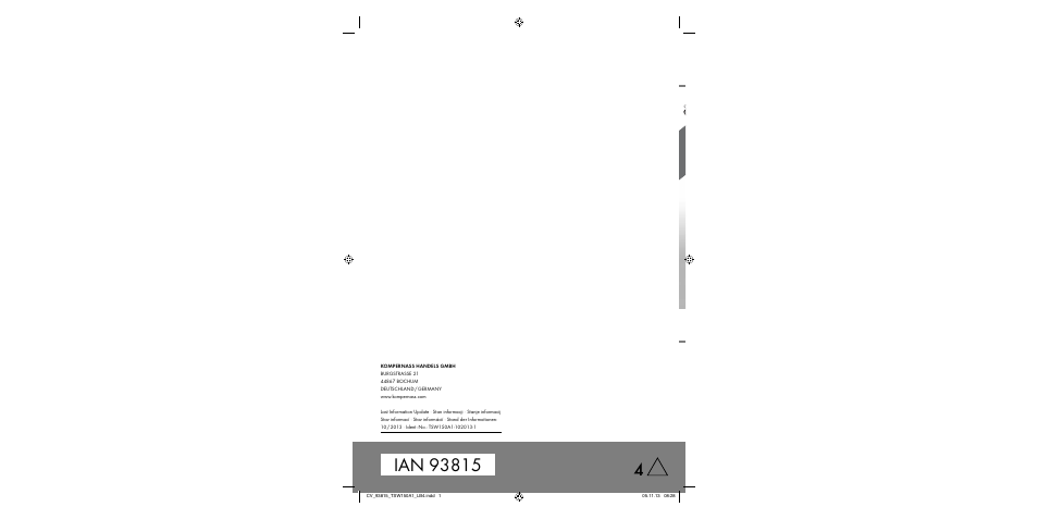 Tronic TSW 150 A1 User Manual | Page 63 / 63