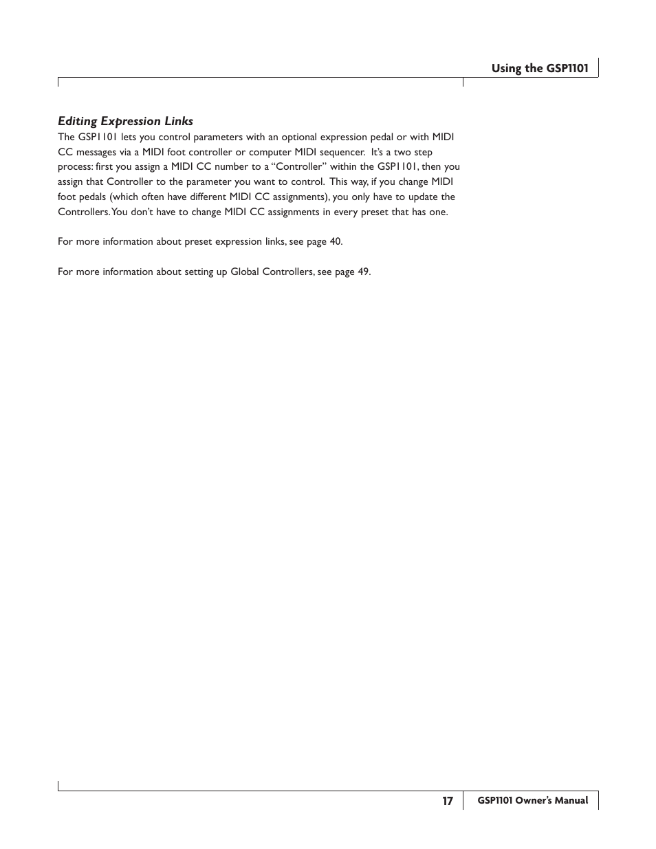 DigiTech GSP1101 User Manual | Page 23 / 64