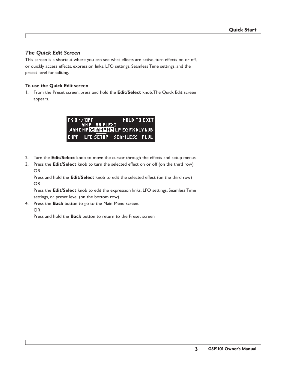DigiTech GSP1101 User Manual | Page 9 / 64